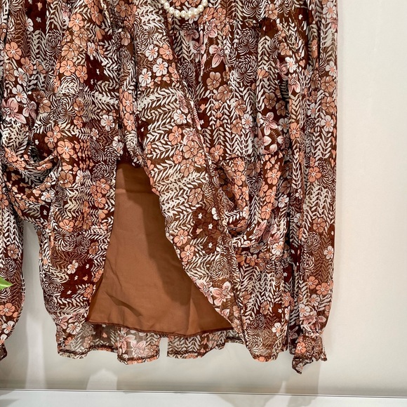 Floral Print Swing Top - Picture 3 of 5